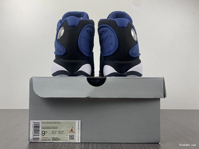 Bold 13 Jordan Retro Blue Brave DJ5982- 4169 1013